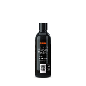 ADBL Black Outer 0.2L bottle, satin exterior plastic and rubber dressing
