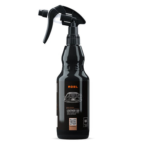 ADBL Leather QD Quick Detailer 0.5L bottle. Deep leather interior maintenance spray.