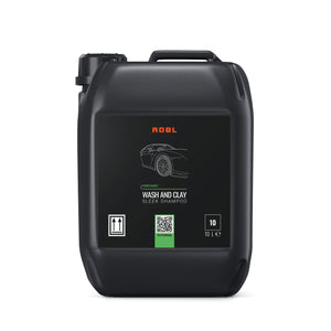 ADBL Wash and Clay 10 Liter Bulk Canister - Sleek Shampoo for Car Decontamination and Pre-Washing Workshop Use