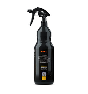 ADBL Speed QD Mango Quick Detailer 1L spray bottle. Fast-acting detail spray for car paint finishing.