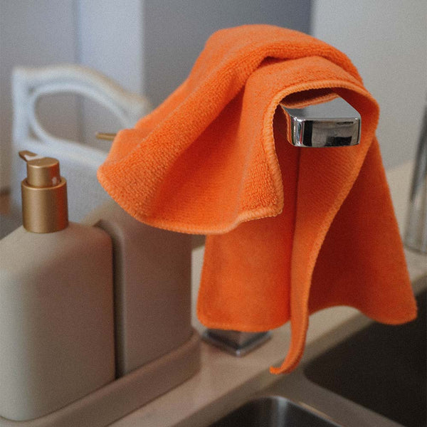 330GSM Cloth in Kitchen Orange