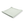 A grey suede cloth folded on a white background