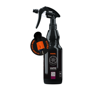 ADBL Vampire Deironizer 500ml Kit with Detail Brush #12 - Iron Fallout Wheel Cleaner and Paint Decontamination Spray
