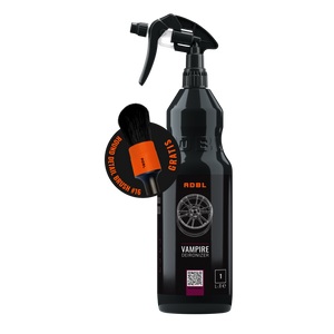 ADBL Vampire Deironizer 1 Liter Kit with Wheel Cleaning Brush #16 - Professional pH Neutral Iron Remover for Car Detailing