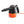 ADBL Blower handheld car dryer, front view of the black and orange electric drying tool