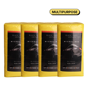 Black Label Microfibre Cloth 36 Pack - Australian Owned