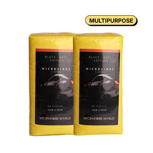 Black Label Microfibre Cloth 36 Pack - Australian Owned
