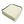 A stack of folded plush white microfibre towels with a black border on a white background