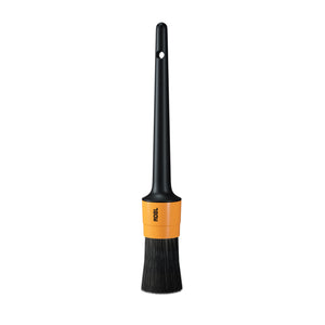 ADBL Detail Brush with long black handle and soft black bristles for car interior and exterior details