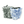 Two car wash wheel mitts with one in black and one in blue on a white background
