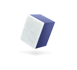 ADBL Glass Cube Applicator, blue and white cube sponge for glass coating and ceramic sealant application