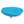 Blue Curved grit guard on a white background