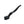 ADBL RASCAL BLACK long handle interior detailing brush for crevices and hard-to-reach areas