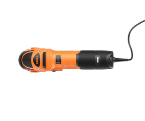 ADBL Roller D12 Polishing Machine top view, orange and black body, 12mm orbit detail buffer tool