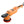 ADBL Roller D15 Dual Action Polisher, angled perspective view of the orange car buffer tool