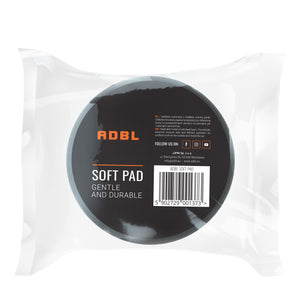 ADBL SOFT PAD foam applicator packaging with "Gentle and Durable" text
