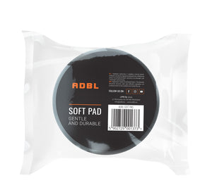 ADBL SOFT PAD foam applicator packaging with "Gentle and Durable" text