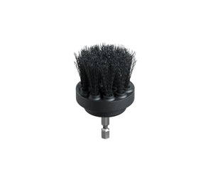 ADBL Twister Medium 50mm brush head with black bristles for deep cleaning car wheels, tires, and rubber